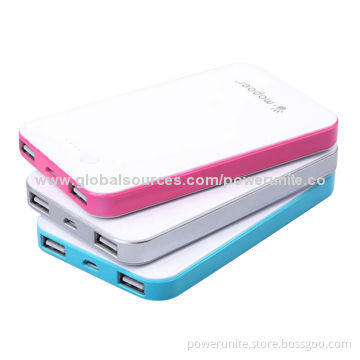 Lithium Polymer/Universal Cellphone Battery Chargers with 8,000mAh Capacity